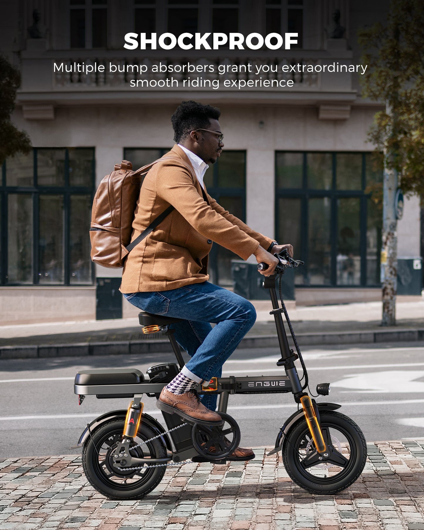 ENGWE T14 | Mini vélo électrique pliable | 14” | 250W | V-max 25 km/h | Autonomie 42 km - Nova Bikes