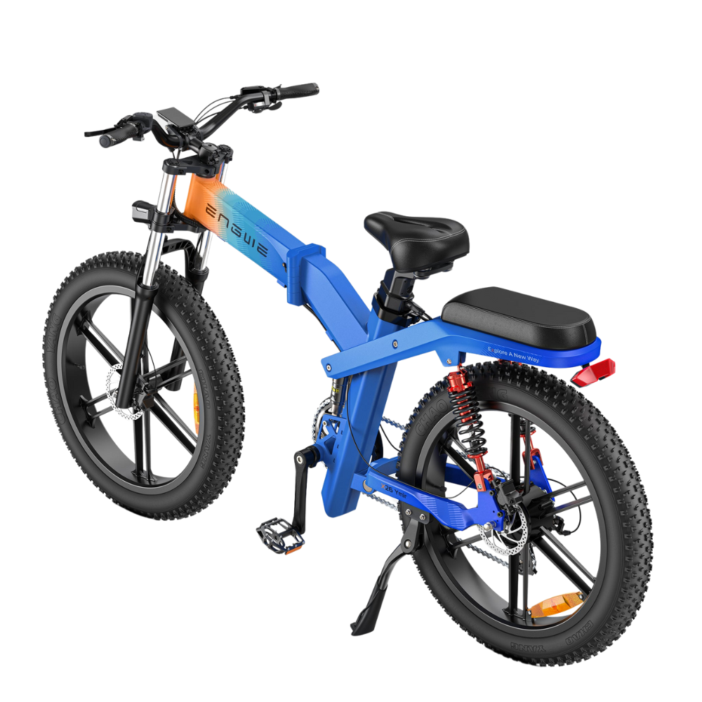 ENGWE X26 | Vélo électrique tout-terrain pliant 26" Fat Bike | Double batterie | Suspension triple | Autonomie 150 km (Copy) - Nova Bikes