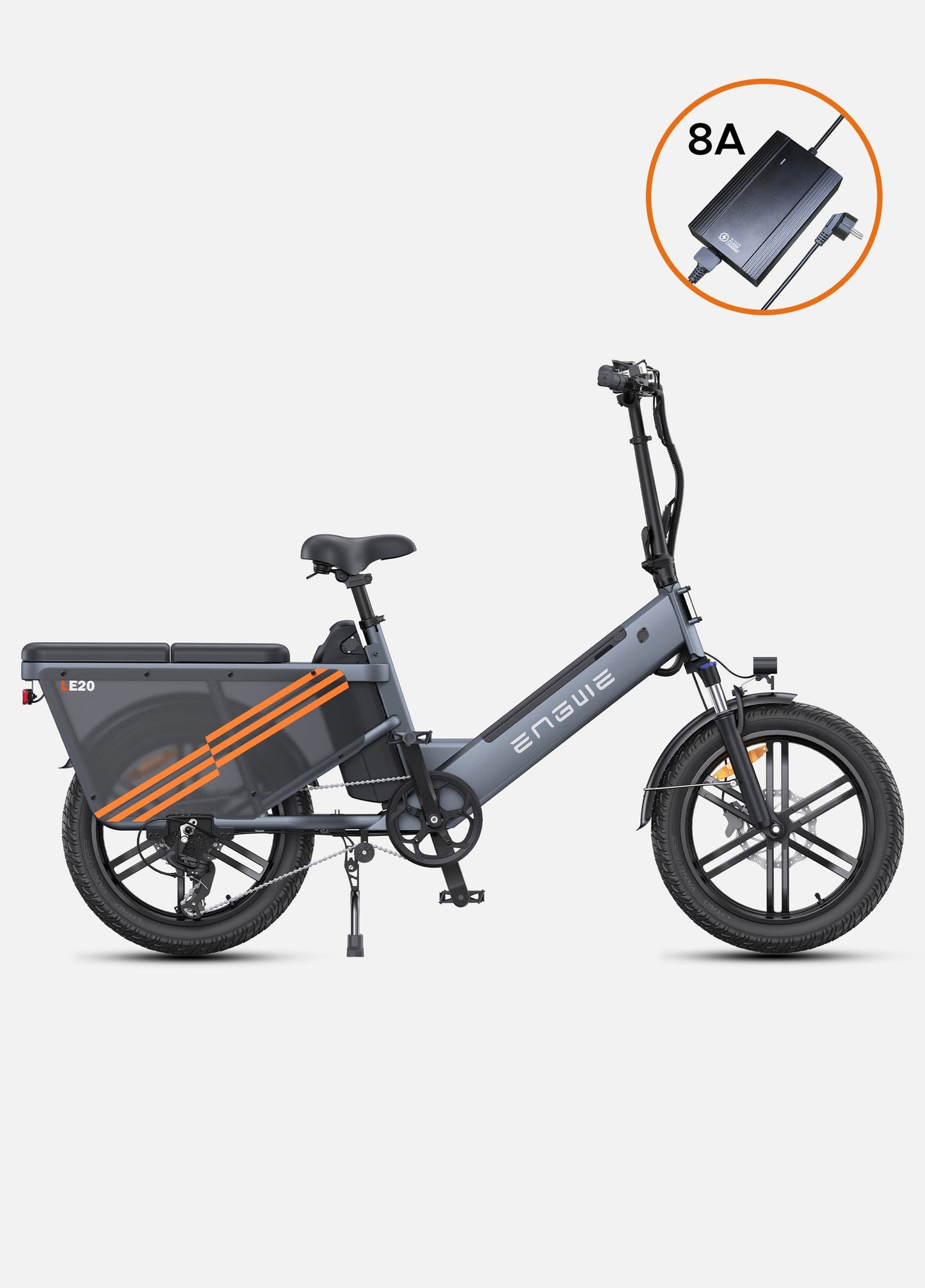 ENGWE LE20 version internationale | Vélo électrique cargo 20” | Autonomie 340 km - Nova Bikes