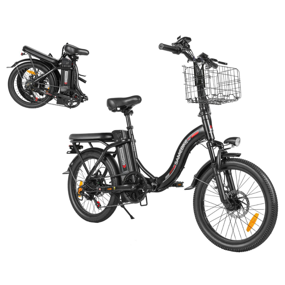 SAMEBIKE CY20 | Vélo électrique pliant 20” urbain | Autonomie 60 km - Nova Bikes