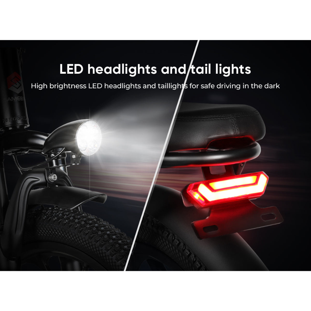 SAMEBIKE CY20 | Vélo électrique pliant 20” urbain | Autonomie 60 km - Nova Bikes