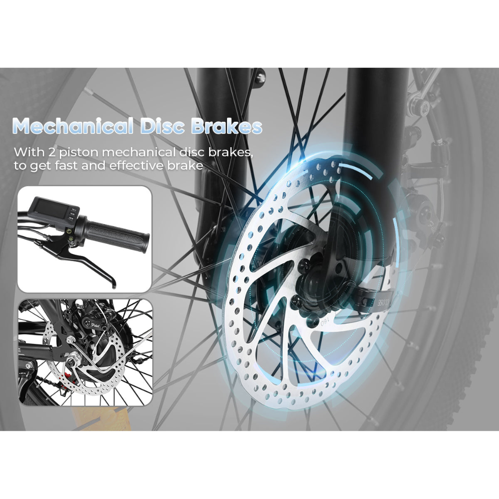 SAMEBIKE CY20 | Vélo électrique pliant 20” urbain | Autonomie 60 km - Nova Bikes