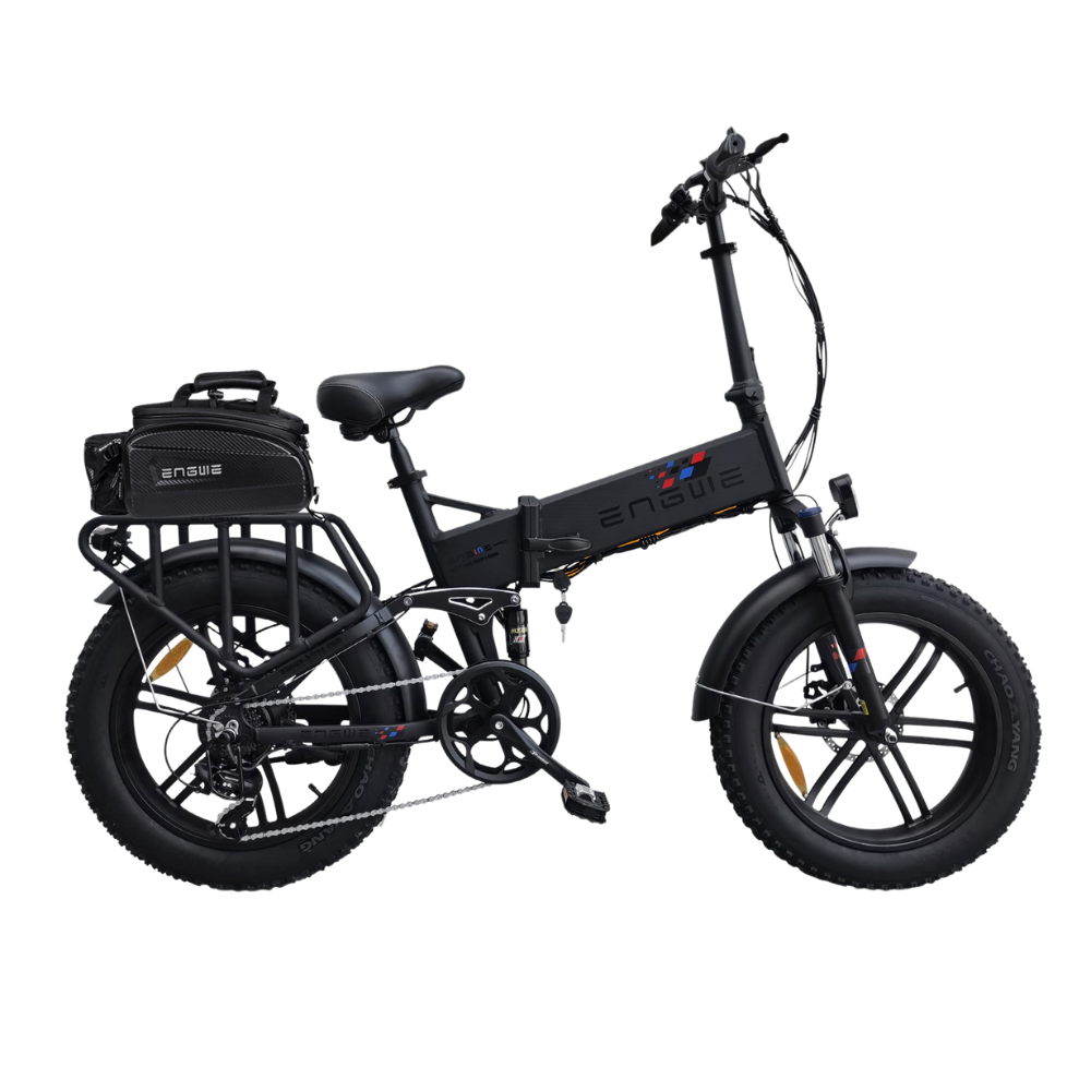 ENGWE Engine X | Vélo électrique pliant 20" Fat Bike | Suspension avant/arrière | Autonomie 120 km - Nova Bikes