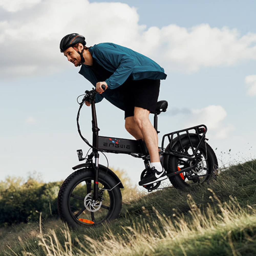 ENGWE Engine X | Vélo électrique pliant 20" Fat Bike | Suspension avant/arrière | Autonomie 120 km - Nova Bikes