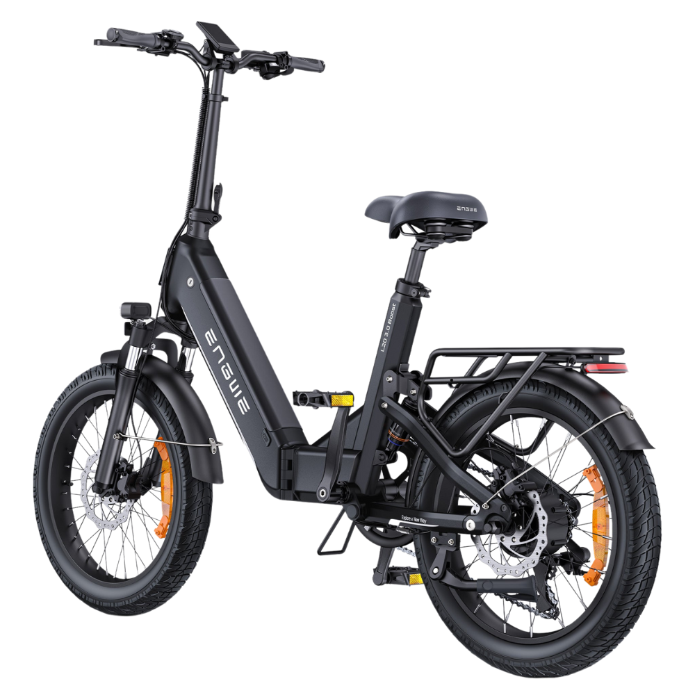 ENGWE L20 3.0 Boost | Vélo électrique pliant 20" à suspension complète | Batterie 48V 13,5Ah | Capteur de couple | Autonomie 126 km - Nova Bikes