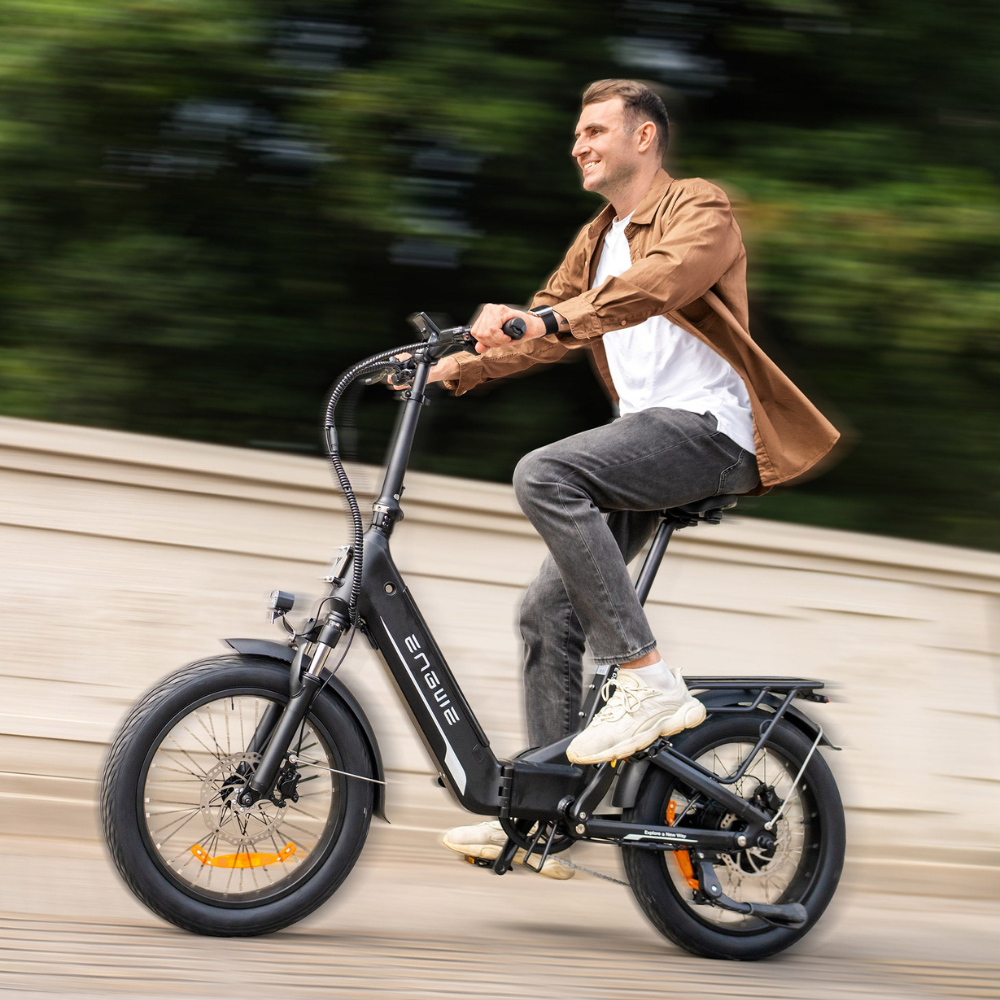 ENGWE L20 3.0 Boost | Vélo électrique pliant 20" à suspension complète | Batterie 48V 13,5Ah | Capteur de couple | Autonomie 126 km - Nova Bikes