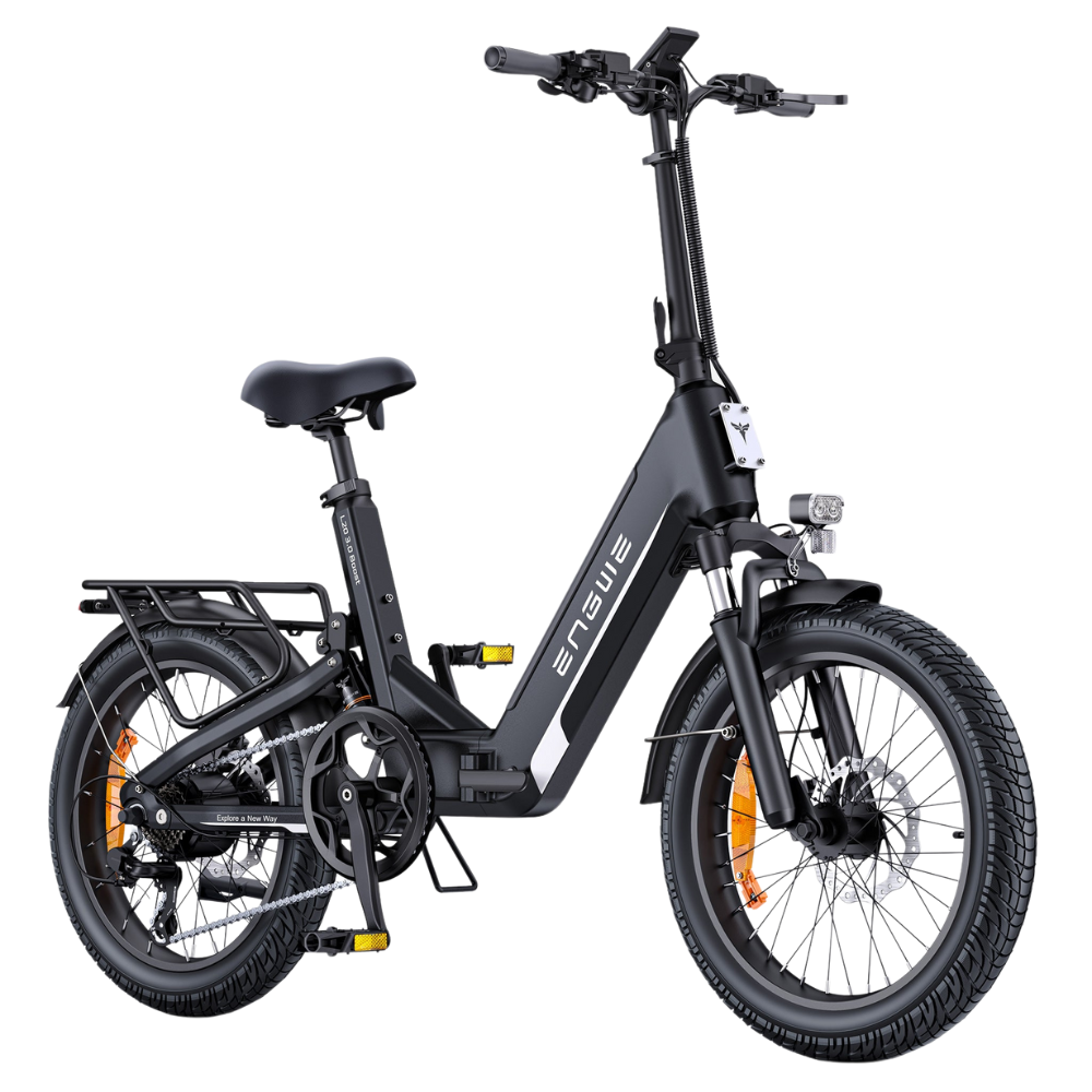 ENGWE L20 3.0 Boost | Vélo électrique pliant 20" à suspension complète | Batterie 48V 13,5Ah | Capteur de couple | Autonomie 126 km - Nova Bikes