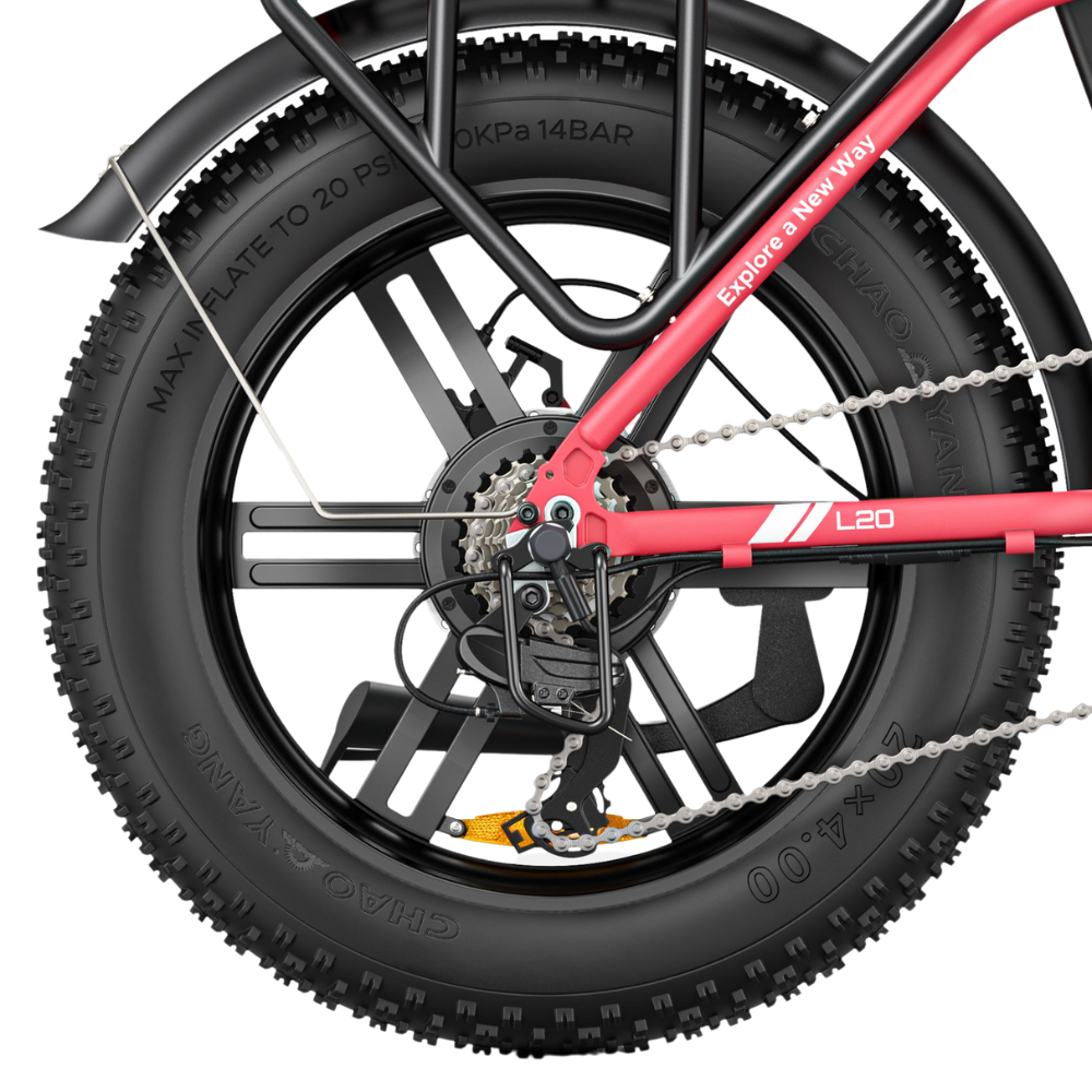 ENGWE L20 | Vélo électrique à enjambement bas urbain 20" Fat Bike | Autonomie 140 km - Nova Bikes