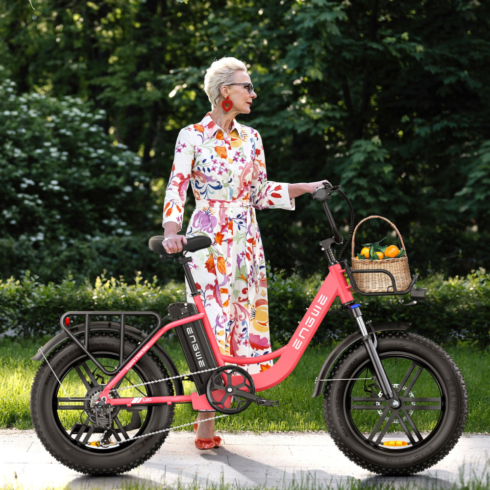 ENGWE L20 | Vélo électrique à enjambement bas urbain 20" Fat Bike | Autonomie 140 km - Nova Bikes