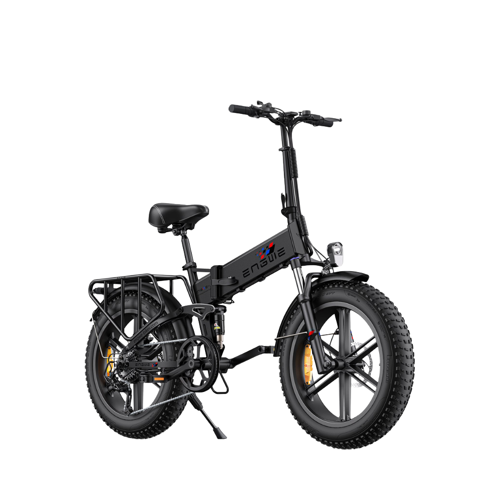 ENGWE Engine X | Vélo électrique pliant 20" Fat Bike | Suspension avant/arrière | Autonomie 120 km - Nova Bikes