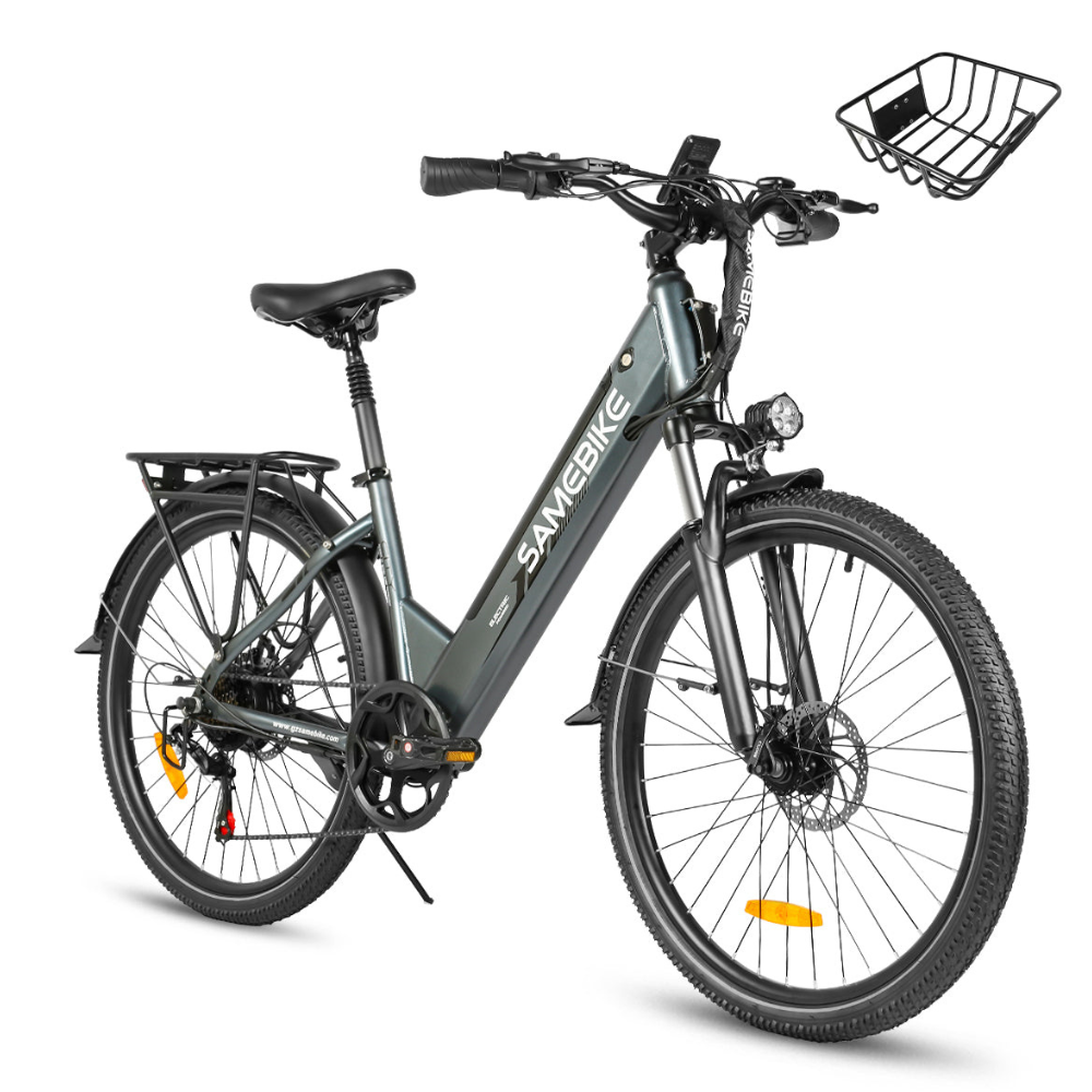 SAMEBIKE RS-A01 Pro-T | Vélo électrique urbain 27.5” | Autonomie 80 km - Nova Bikes