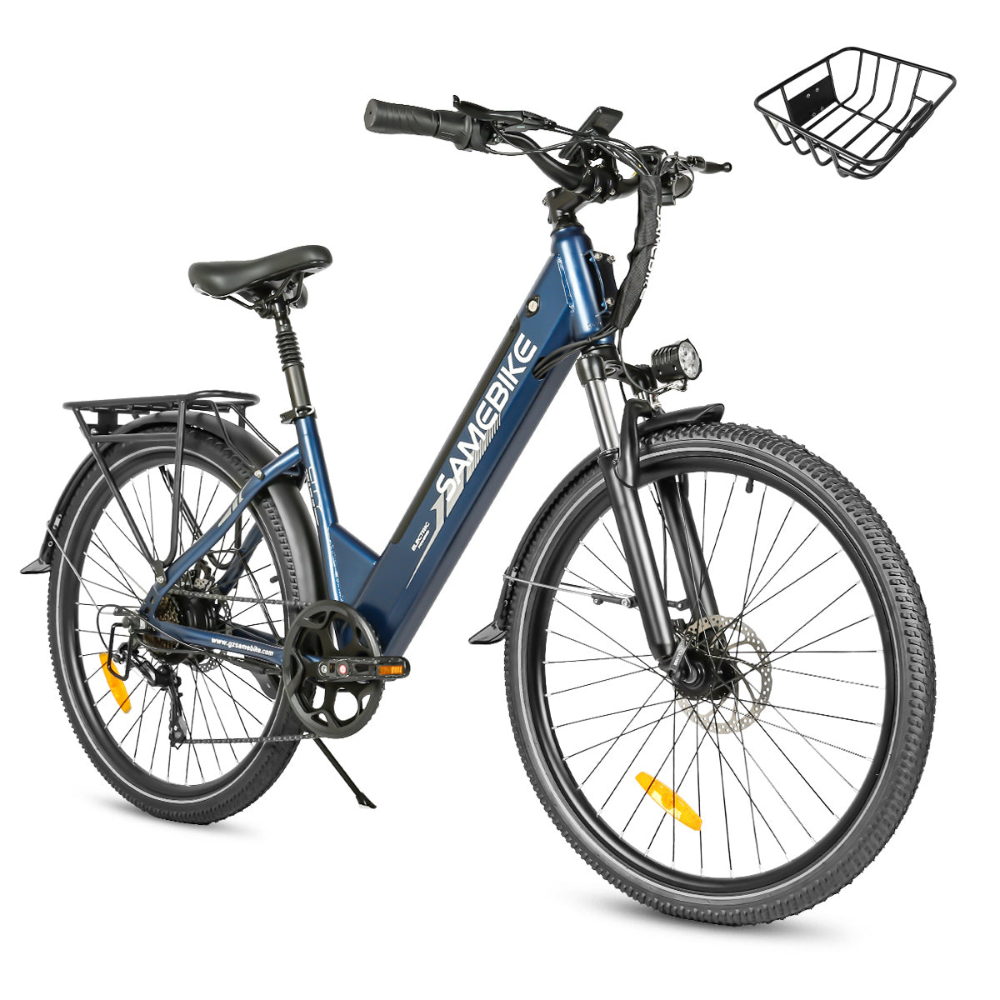 SAMEBIKE RS-A01 Pro-T | Vélo électrique urbain 27.5” | Autonomie 80 km - Nova Bikes