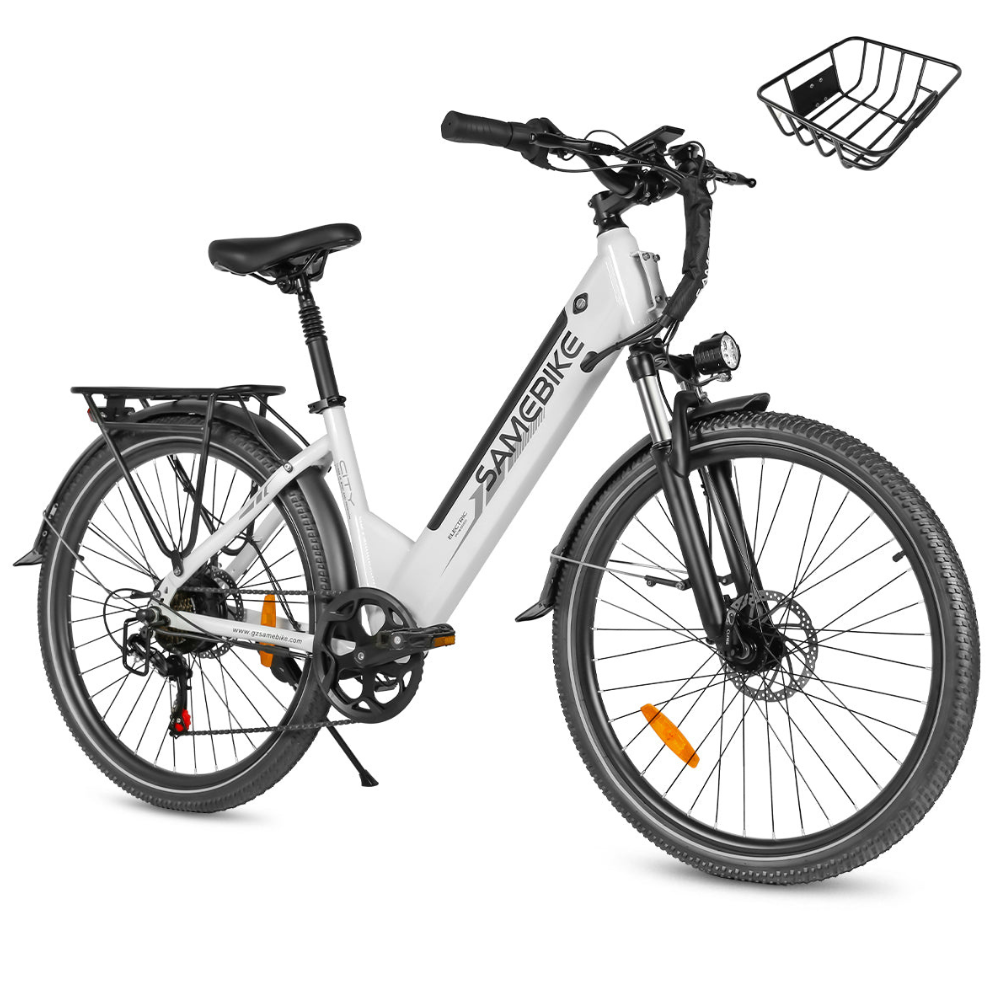 SAMEBIKE RS-A01 Pro-T | Vélo électrique urbain 27.5” | Autonomie 80 km - Nova Bikes