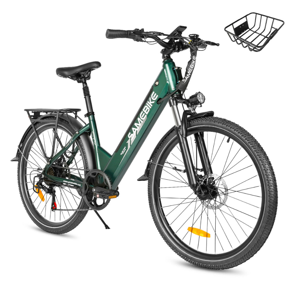 SAMEBIKE RS-A01 Pro-T | Vélo électrique urbain 27.5” | Autonomie 80 km - Nova Bikes