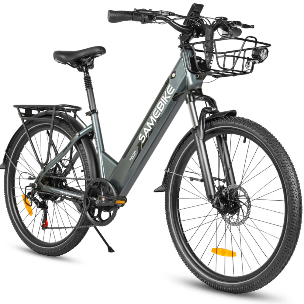 SAMEBIKE RS-A01 Pro-T | Vélo électrique urbain 27.5” | Autonomie 80 km - Nova Bikes