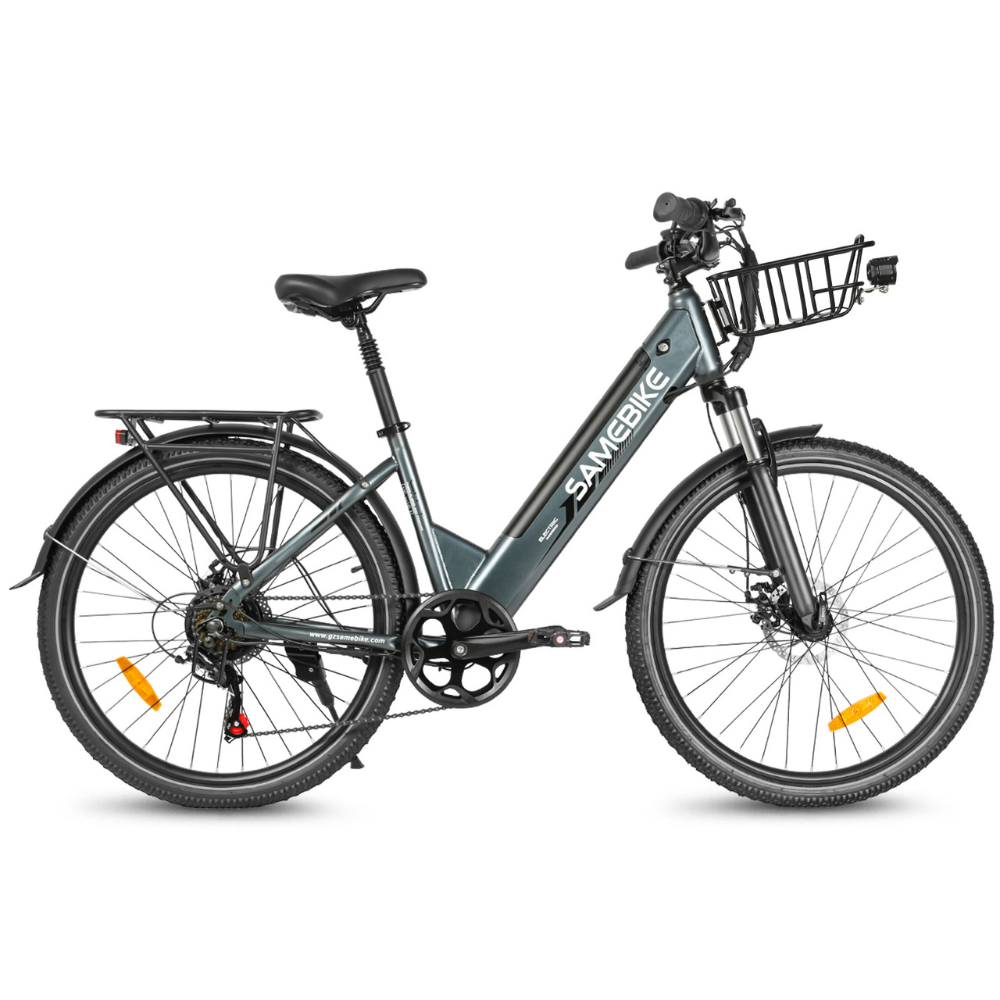 SAMEBIKE RS-A01 Pro-T | Vélo électrique urbain 27.5” | Autonomie 80 km - Nova Bikes