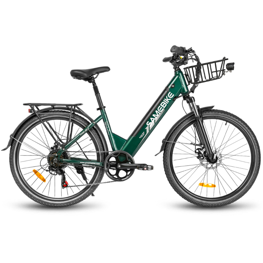 SAMEBIKE RS-A01 Pro-T | Vélo électrique urbain 27.5” | Autonomie 80 km - Nova Bikes