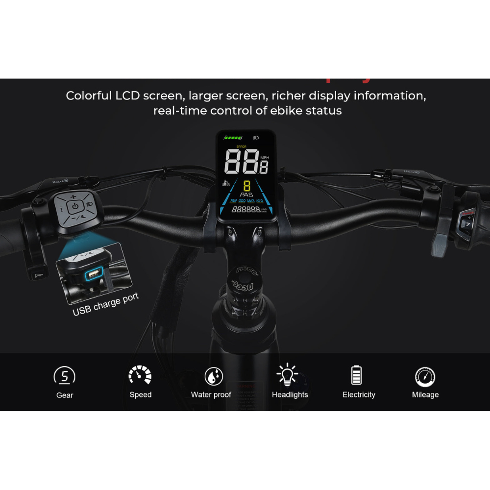 SAMEBIKE RS-A01 Pro-T | Vélo électrique urbain 27.5” | Autonomie 80 km - Nova Bikes