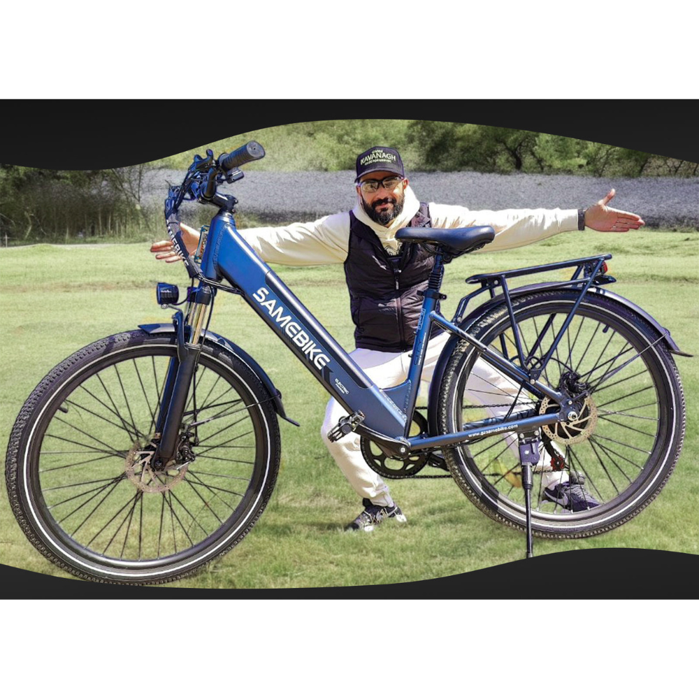 SAMEBIKE RS-A01 Pro-T | Vélo électrique urbain 27.5” | Autonomie 80 km - Nova Bikes