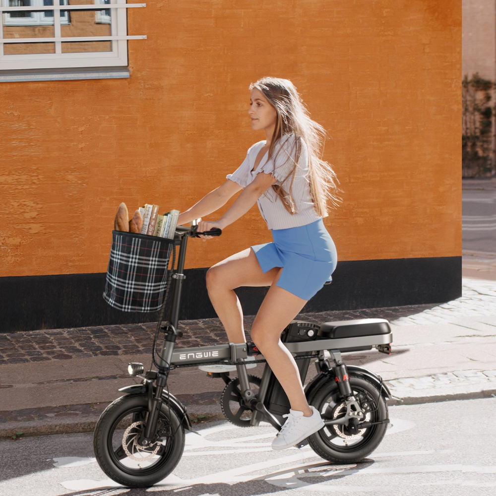 ENGWE T14 | Mini vélo électrique urbain pliant 14" | Quadruple suspension | Autonomie 80 km - Nova Bikes