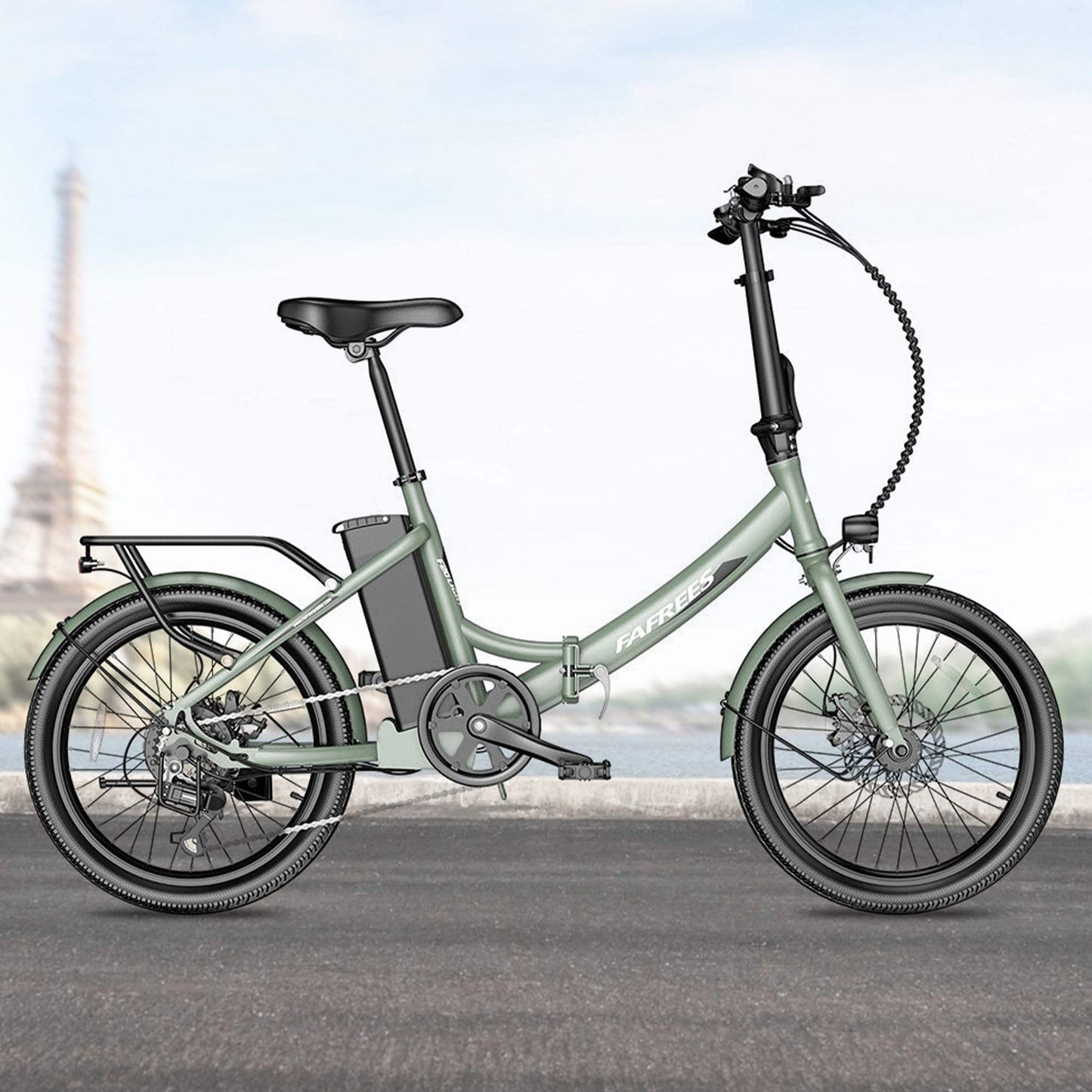 FAFREES F20 Light | Vélo électrique pliant 20" cadre ouvert | 250W | V-max 25 km/h | Autonomie 110 km - Nova Bikes