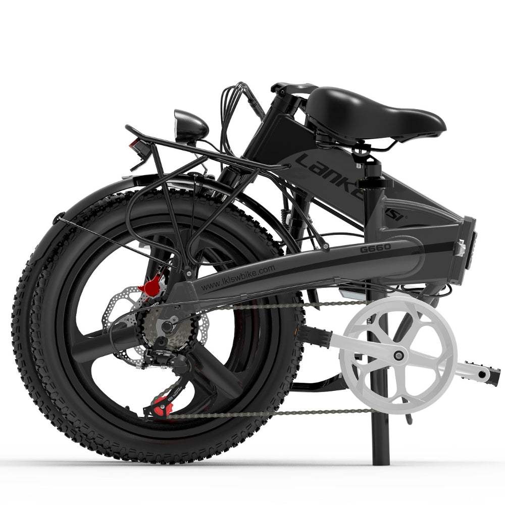 LANKELEISI G660 | Vélo électrique pliant 20" | 500W | V-max 25 km/h | Autonomie 110 km - Nova Bikes