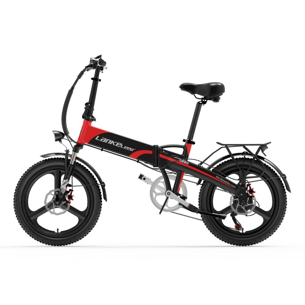 LANKELEISI G660 | Vélo électrique pliant 20" | 500W | V-max 25 km/h | Autonomie 110 km - Nova Bikes
