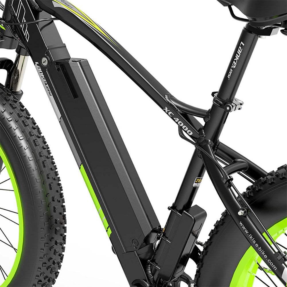 LANKELEISI XC4000 | Vélo électrique Fat Bike 26" | 1000W | V-max 25 km/h | 105 km d’autonomie - Nova Bikes