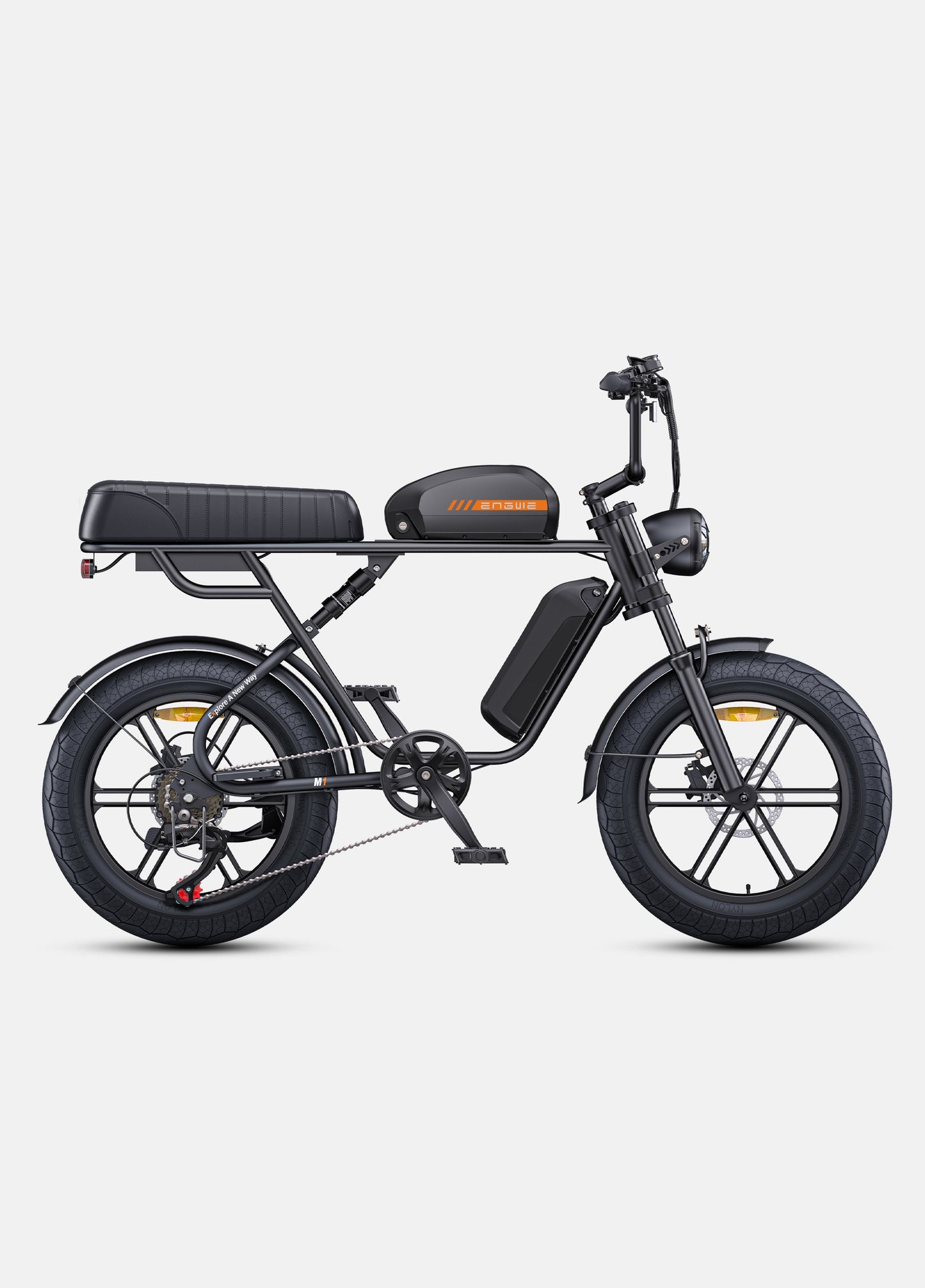 ENGWE M1 | Vélo électrique fatbike double suspension | 20” | 250W | V-max 25 km/h | Autonomie 170 km - Nova Bikes