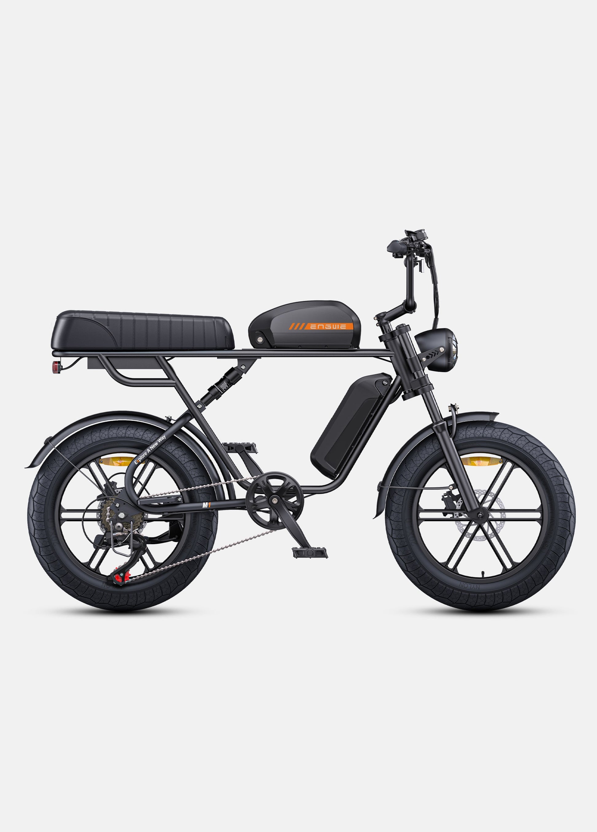 ENGWE M1 | Vélo électrique fatbike double suspension | 20” | 250W | V-max 25 km/h | Autonomie 170 km - Nova Bikes