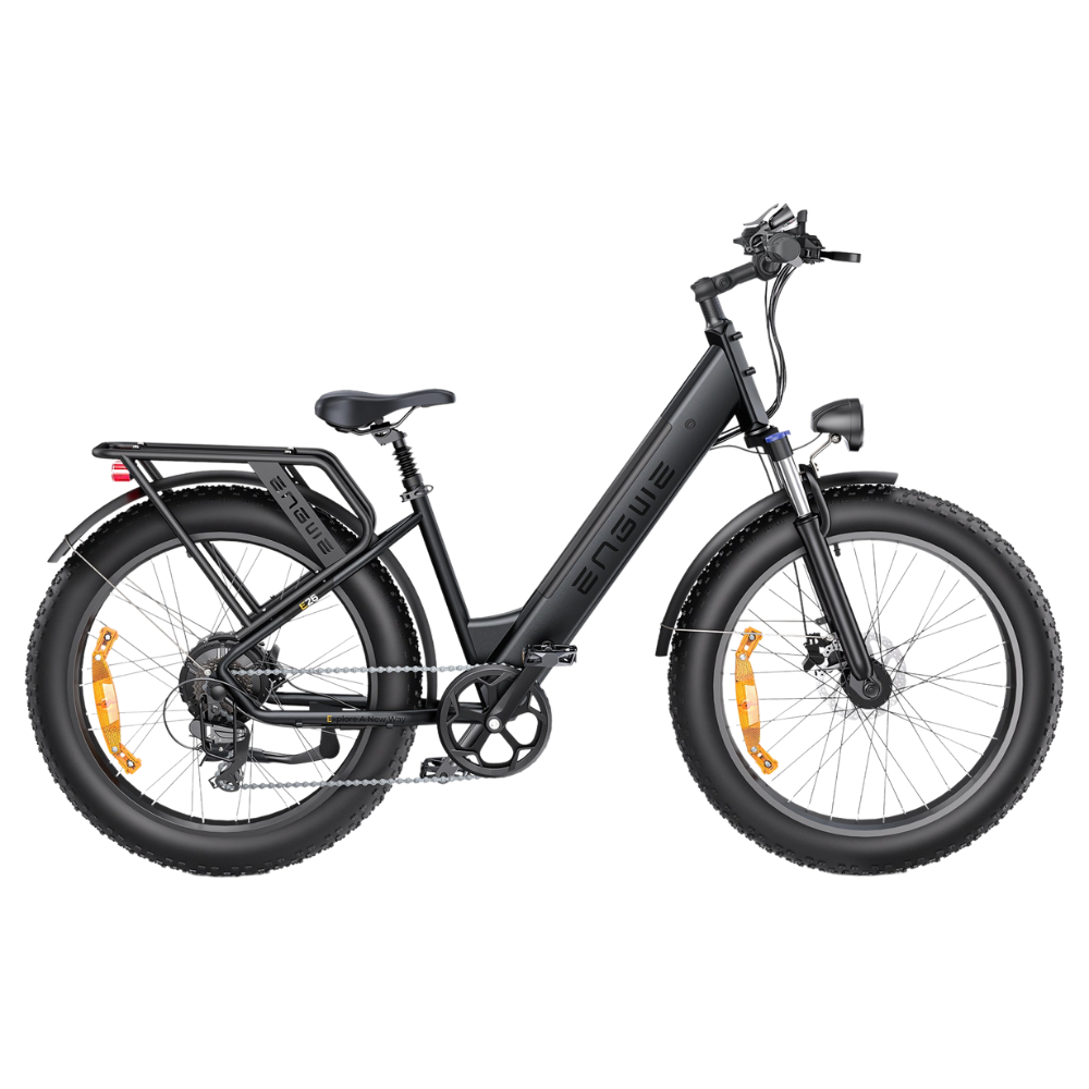 ENGWE E26 | Vélo électrique tout-terrain 26" Fat Bike | Suspension avant/arrière | Autonomie 140 km