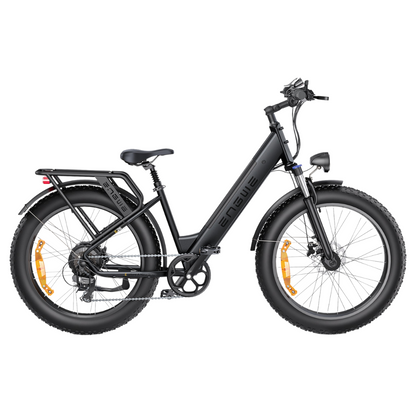 ENGWE E26 | Vélo électrique tout-terrain 26" Fat Bike | Suspension avant/arrière | Autonomie 140 km