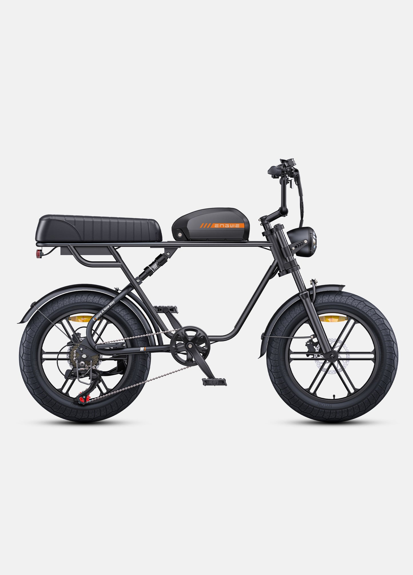 ENGWE M1 | Vélo électrique fatbike double suspension | 20” | 250W | V-max 25 km/h | Autonomie 170 km - Nova Bikes