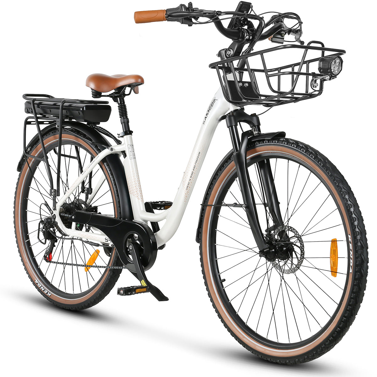 SAMEBIKE RS-A07 | Vélo électrique urbain 28” | Autonomie 80 km - Nova Bikes