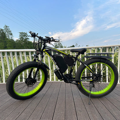 GOGOBEST GF700 | VTT électrique 26" Fat Bike | 1000W Double moteur | V-max 25 km/h | Autonomie 70 km - Nova Bikes