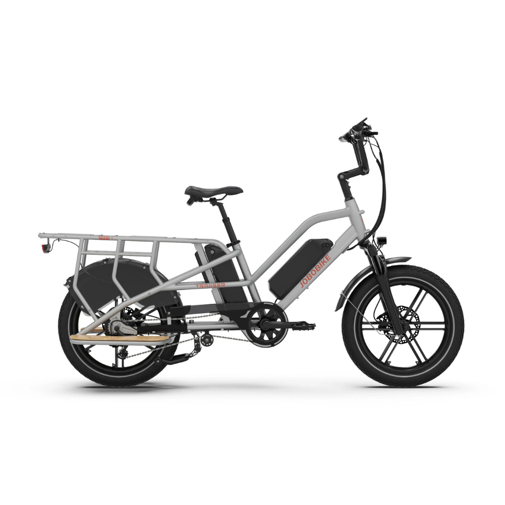 JOBOBIKE Transer | Vélo électrique Cargo/Famille | Capacité 200 kg | Autonomie 120km