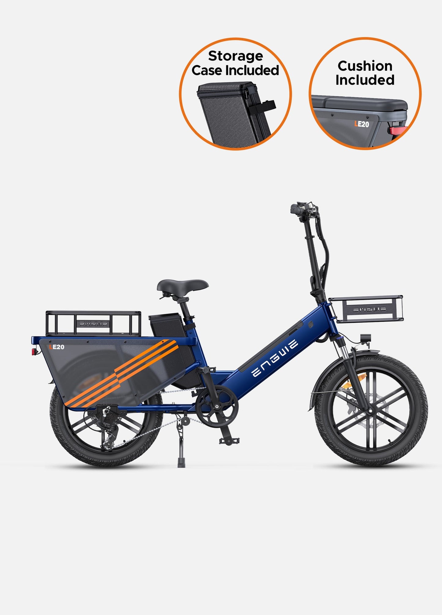 ENGWE LE20 version internationale | Vélo électrique cargo 20” | Autonomie 340 km - Nova Bikes