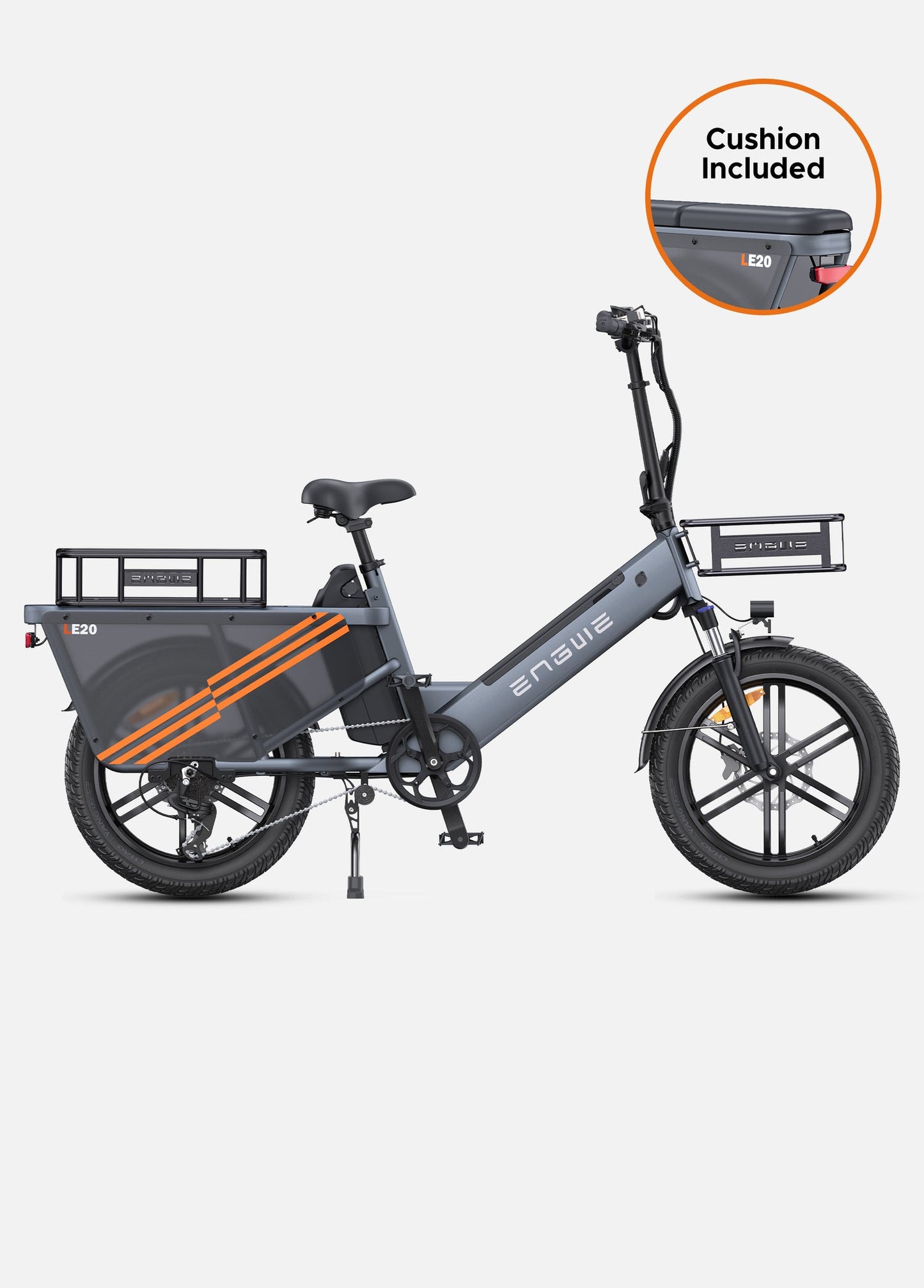 ENGWE LE20 version internationale | Vélo électrique cargo 20” | Autonomie 340 km - Nova Bikes