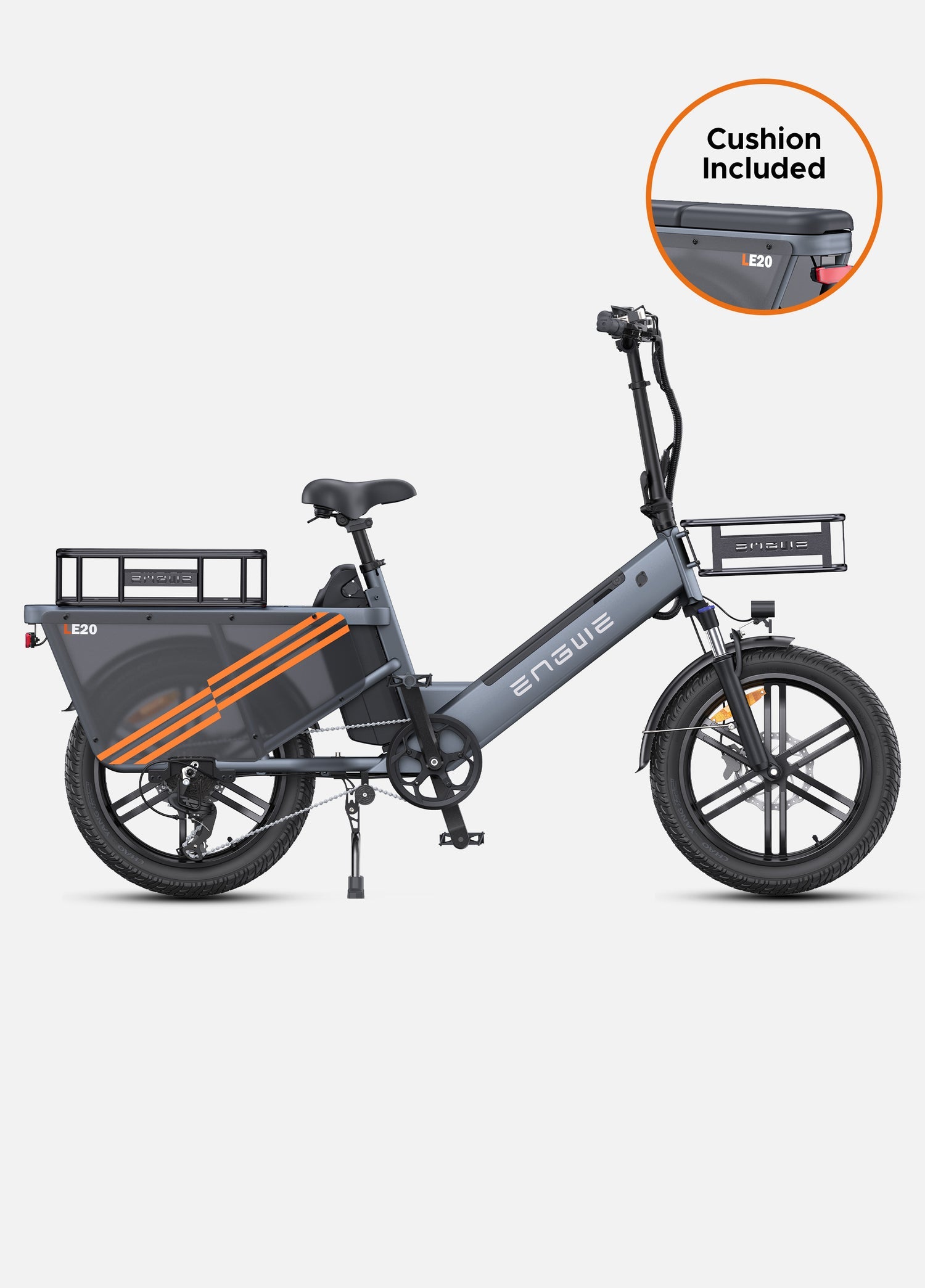 ENGWE LE20 version internationale | Vélo électrique cargo 20” | Autonomie 340 km - Nova Bikes