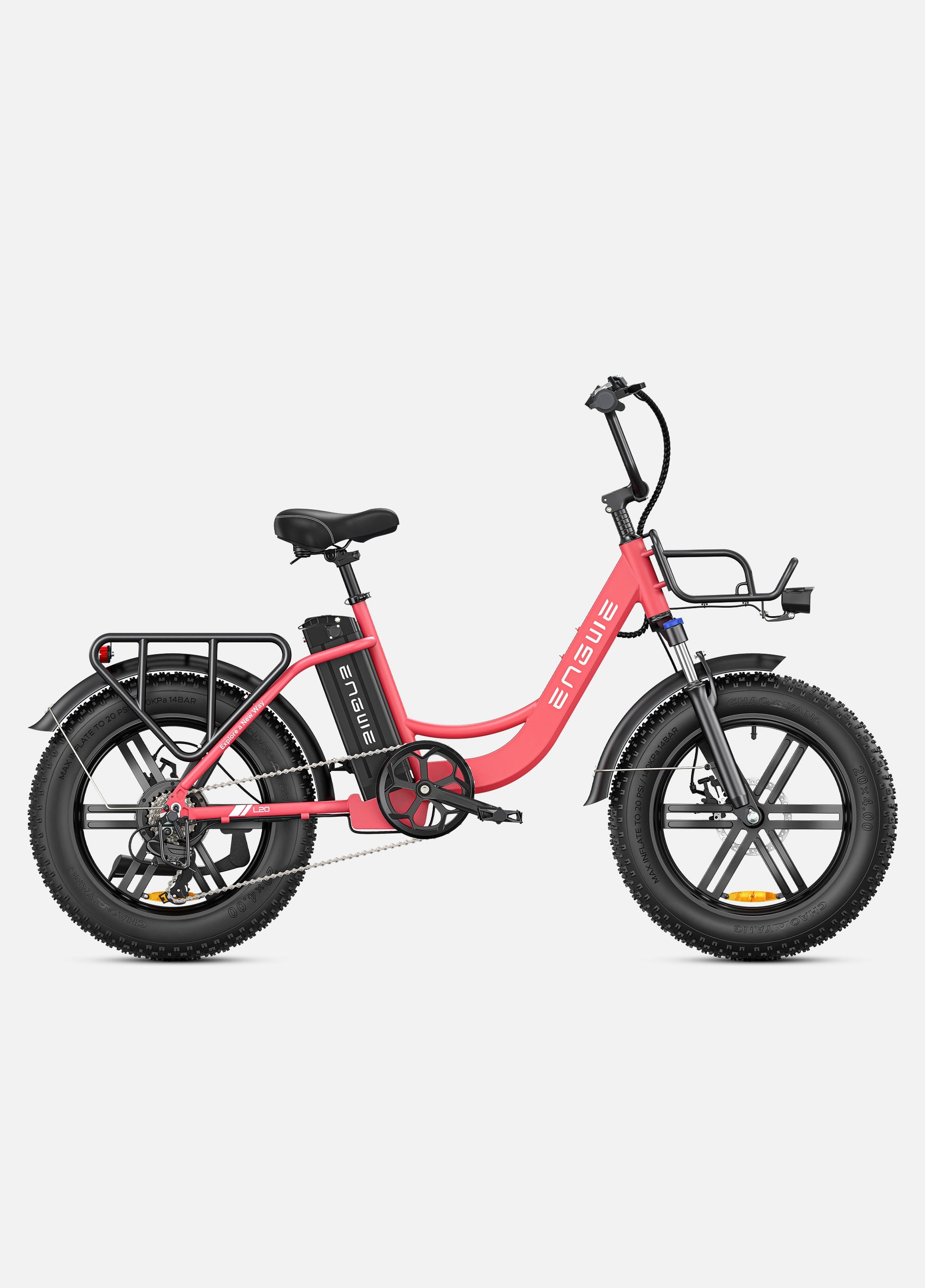 ENGWE L20 | Vélo électrique pliable à double suspension | 20” | 250W | V-max 25 km/h | Autonomie 140 km - Nova Bikes