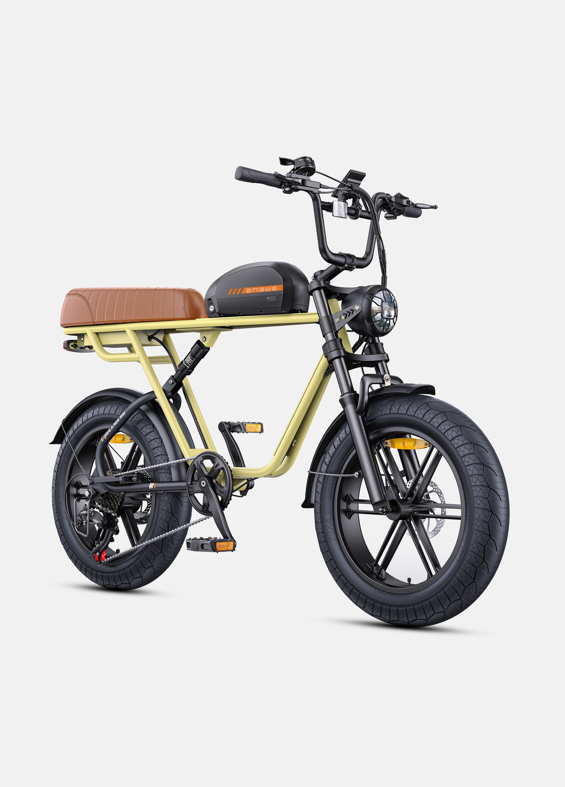 ENGWE M1 | Vélo électrique fatbike double suspension | 20” | 250W | V-max 25 km/h | Autonomie 170 km - Nova Bikes