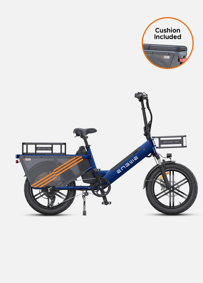ENGWE LE20 version internationale | Vélo électrique cargo 20” | Autonomie 340 km - Nova Bikes