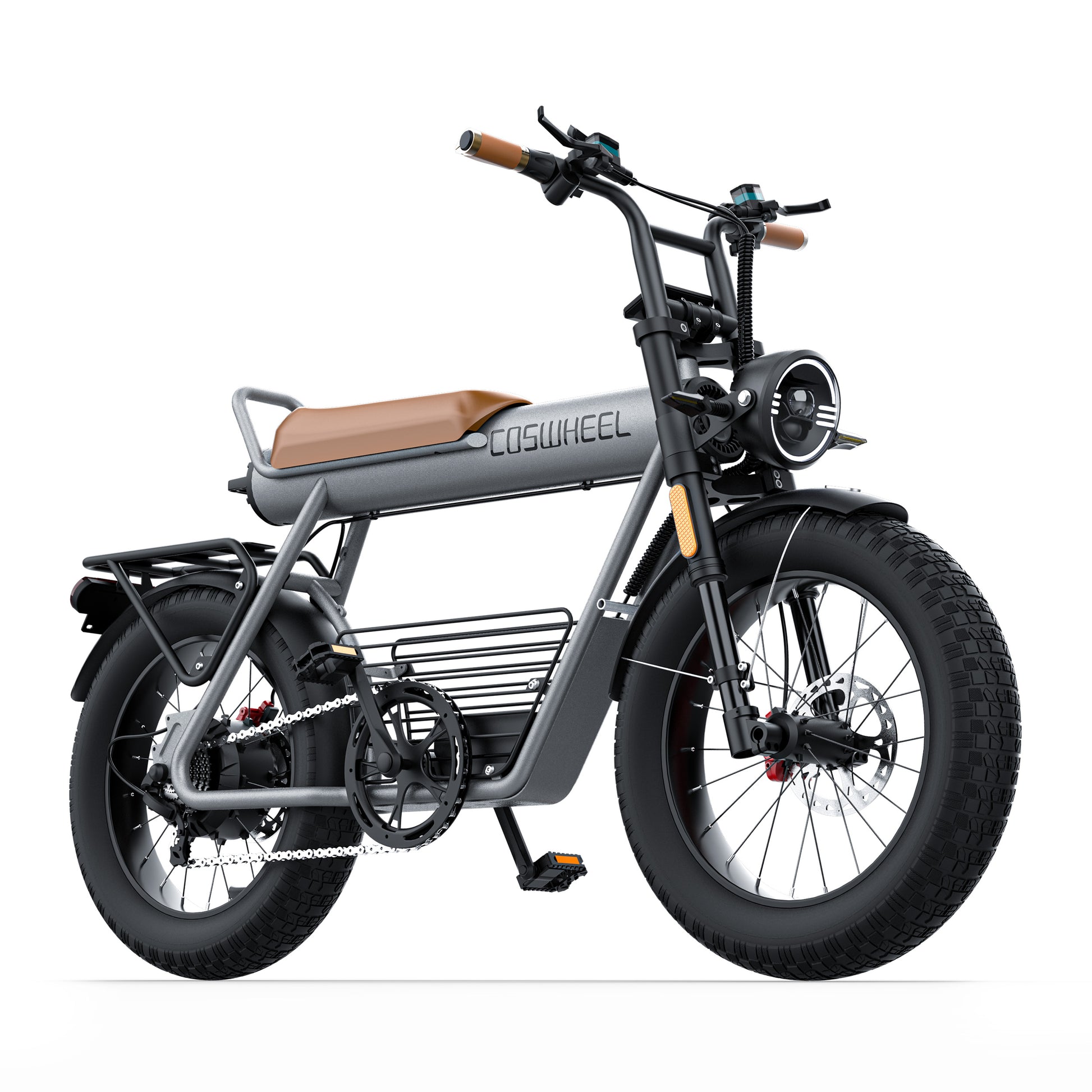 COSWHEEL CT20 | Fat Bike électrique tout-terrain 20” | 1000W | V-max 25 km/h | Autonomie 90 km - Nova Bikes