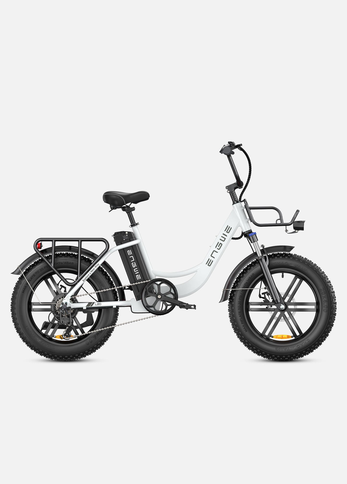 ENGWE L20 | Vélo électrique pliable à double suspension | 20” | 250W | V-max 25 km/h | Autonomie 140 km - Nova Bikes
