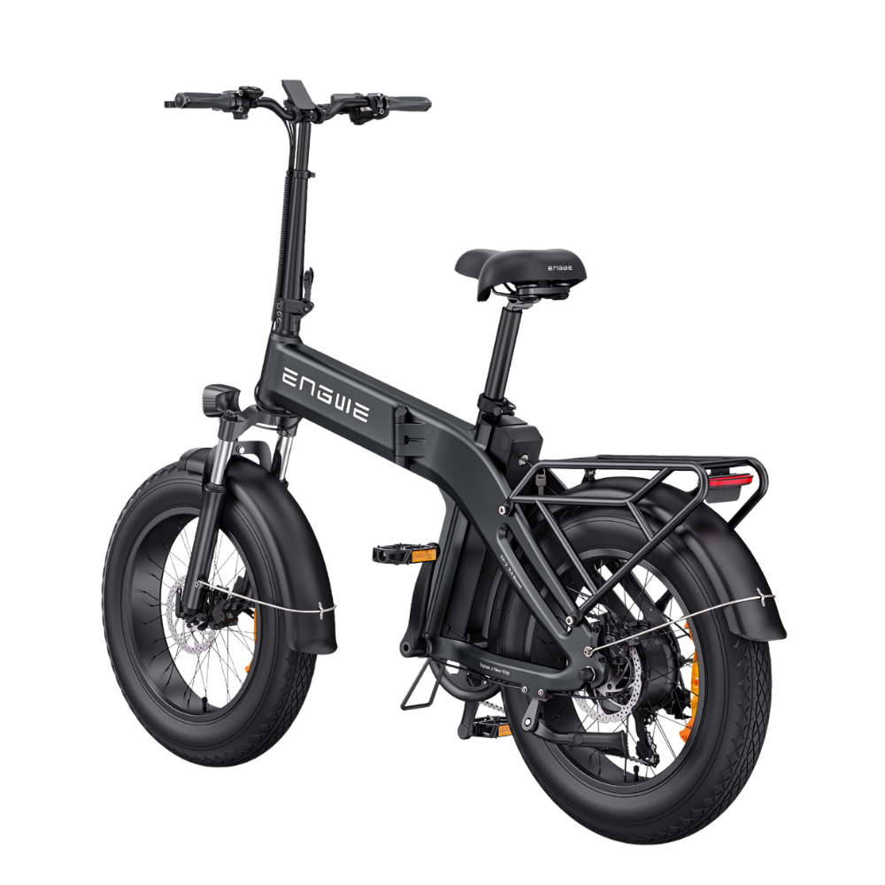 ENGWE EP‑2 3.0 Boost | Vélo électrique pliant Fat bike 20" | Freins à disques hydrauliques | Autonomie 120 km
