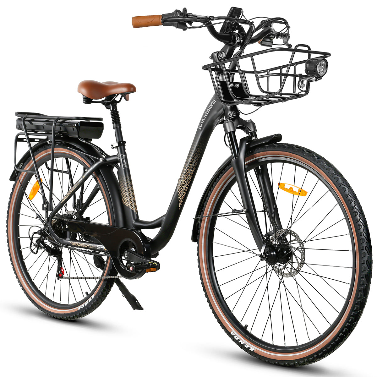SAMEBIKE RS-A07 | Vélo électrique urbain 28” | Autonomie 80 km - Nova Bikes