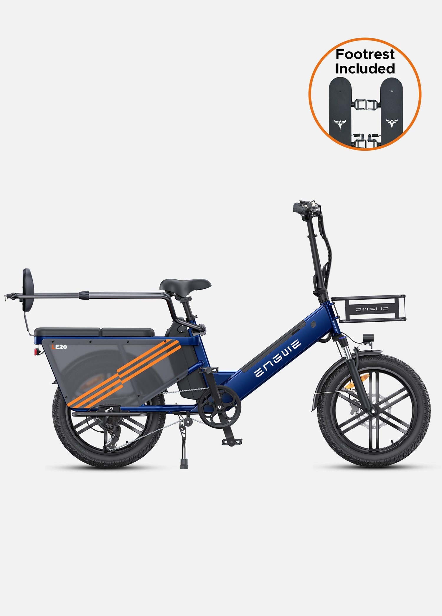 ENGWE LE20 version internationale | Vélo électrique cargo 20” | Autonomie 340 km - Nova Bikes