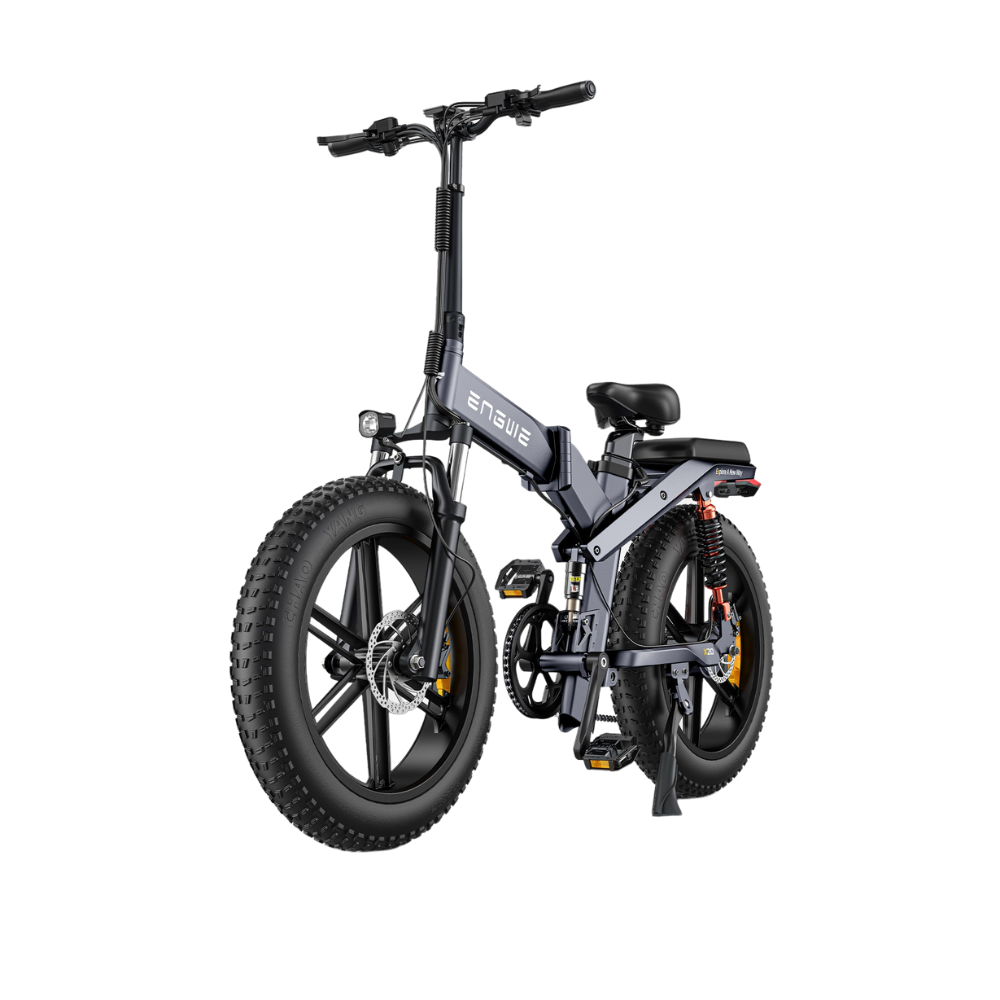 ENGWE X20 | Vélo électrique tout-terrain pliant 20" Fat Bike | Double batterie | Suspension triple | Autonomie 150 km - Nova Bikes