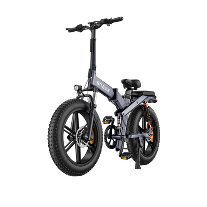 ENGWE X20 | Vélo électrique tout-terrain pliant 20" Fat Bike | Double batterie | Suspension triple | Autonomie 150 km - Nova Bikes