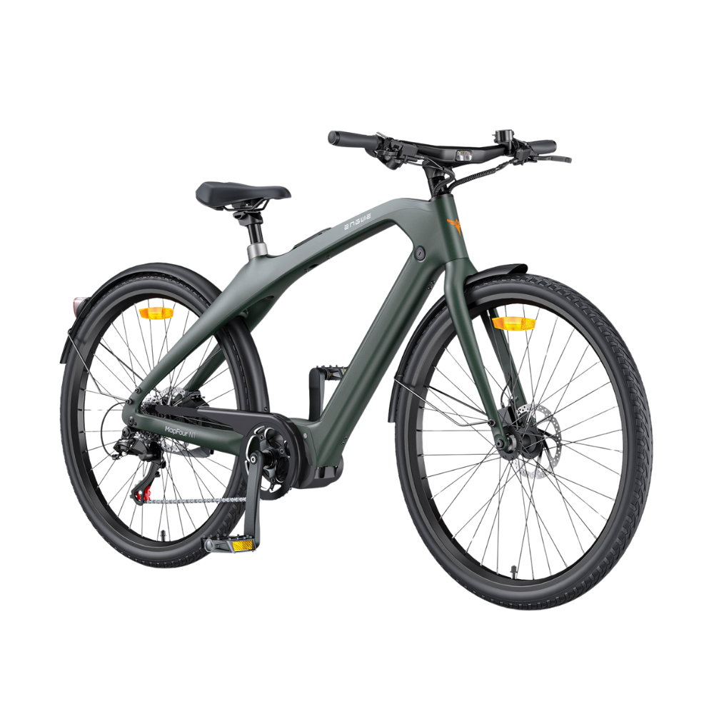 ENGWE MapFour N1 PRO | Vélo électrique urbain 700C moteur central | Fibre de carbone | Couple 80 Nm | Autonomie 100 km - Nova Bikes